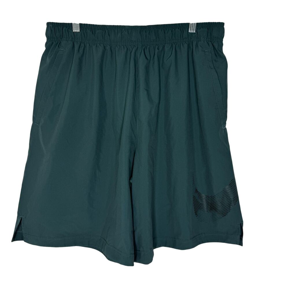 Nike Dri-FIT Training Shorts XL Green Lightweight Stretch Athletic